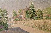 Paul Signac Chateau de Comblat painting